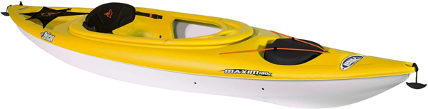pelican yellow recreational kayak